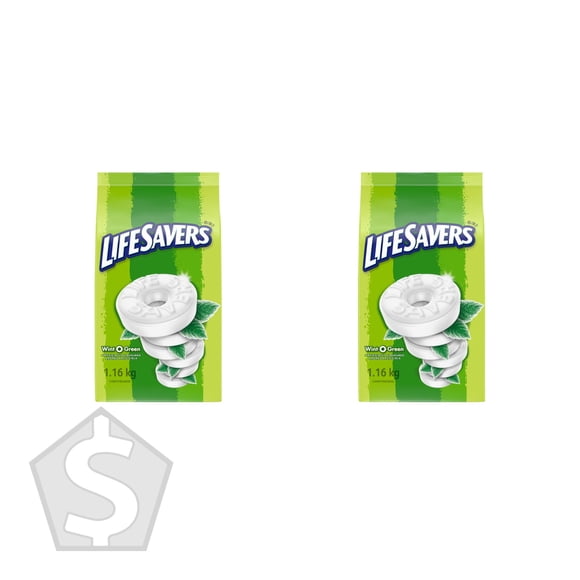 Lifesavers Wint-O-Green, 1,16 kg - Lot de 2