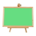 thumbnail image 4 of Pizarra de madera con caballete para menú de mesa para bodas y eventos. Verde, 4 of 9