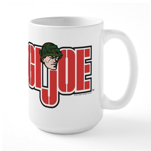 CafePress - GI Joe Logo - 15 oz Ceramic Large White Novelty Mug
