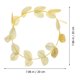 thumbnail image 2 of unbranded 12Ud Vincha De Hojas Doradas Accesorios De Para Fiestas Y Promoción, 2 of 7