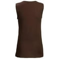 thumbnail image 6 of Rosette Women’s Sleeveless Undershirt - Cotton – High Neck, Full shoulder design, 6 of 6