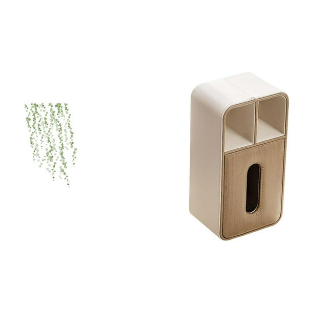 Adhesivo de pared con diseño de enredaderas colgantes, hojas de plantas, material de PVC, fácil de usar, ideal para dormitorio, sala de estar,