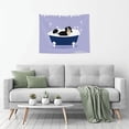 thumbnail image 5 of Hirioo Bernese Mountain Dog Sitting Bath Tub Print Tapestry Lightweight Fabric for Bedroom Aesthetic Home Wall Dorm Décor Living Room Decor 29x37 Inch, 5 of 8