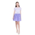 thumbnail image 6 of Girls Disney Frozen Elsa Cosplay Short Sleeve Sweater Dress, Sizes 4-12, 6 of 18