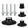 thumbnail image 1 of 4 Pieces Disc Pad Holder Bristle Disc Set Including 1, 2, 3 Inch Sander Disc Holder With 1/4 Inch Shank Double Replacement Rod Disc Rotary Tool Kit, 1 of 5