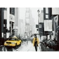 thumbnail image 2 of Orme, E. Anthony 14x12 Gold Ornate Wood Framed with Double Matting Museum Art Print Titled - New York City II, 2 of 4