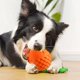 thumbnail image 1 of Bonito juguete chirriante para perros, resistente a mordeduras, suministros de goma, chirriador de mascotas, juguetes para masticar razas de animales , NARANJA Yinane juguetes chirriantes, 1 of 8