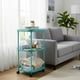 thumbnail image 5 of Mini mesa auxiliar fácil de usar para apartamentos pequeños, mesita de noche, mesa pequeña, mueble pequeño de plástico, 5 of 6