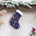 thumbnail image 6 of Yiaed Floral Hippie Mushrooms Print Christmas Stockings, Christmas Stockings Hanging Ornaments, Christmas Stockings for Family Christmas Holiday Decorations, 6 of 7