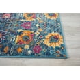 thumbnail image 4 of Nourison Passion Floral Denim 1'10" x 2'10" Area Rug, (2x2), 4 of 6