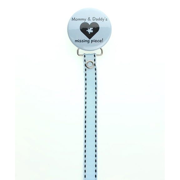 Mommy & Daddys Missing Piece Pacifier Clip