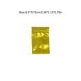 thumbnail image 3 of 100 Pieces Foil Pack Bag Home Leakproof Sealing Cosmetic Powder Package Bags Wrapping Accessory Holding Pouch Golden 8.5x13cm, 3 of 8