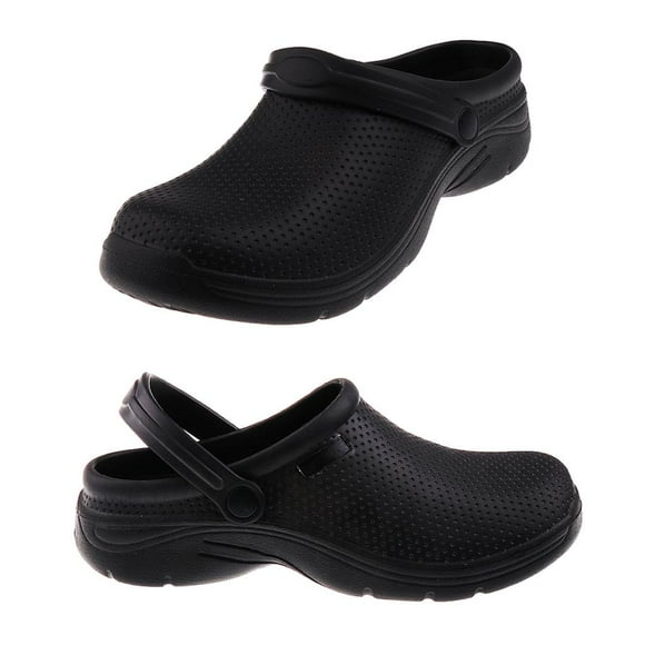 Professional Resistant Clog - Unisex Work Shoe Chef Workwear - black, EU 39 black EU 39