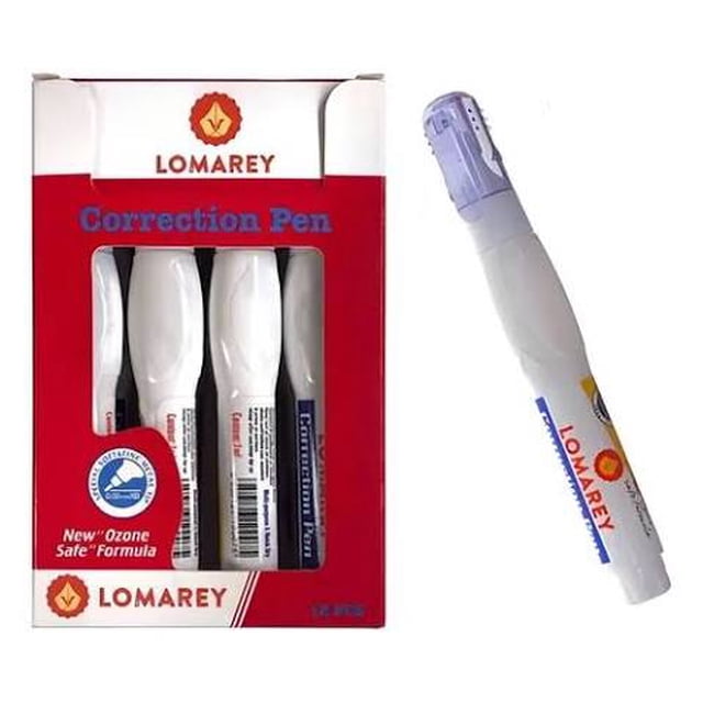 Caja de Corrector de Pluma Lomarey con 12 piezas