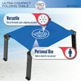 thumbnail image 3 of Rio Beach Ultra Compact Fabric Beach Folding Table, Camping Table, Outdoor Picnic Table, 3 of 10