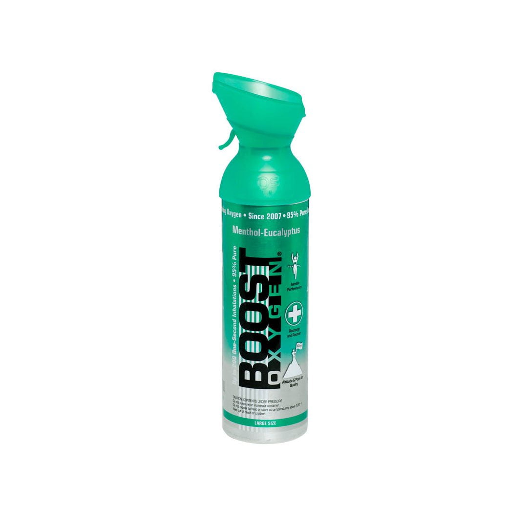 Boost Oxygen Natural Portable 10 Liter Pure Canned Oxygen, Menthol