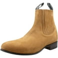 thumbnail image 2 of Botin Charro for Men's Canelo Nobuck (231) Leather,Anckle boots, 2 of 2
