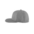 thumbnail image 3 of Top Headwear Plain Flat Bill Fitted Hat, Lt Grey 7, 3 of 4
