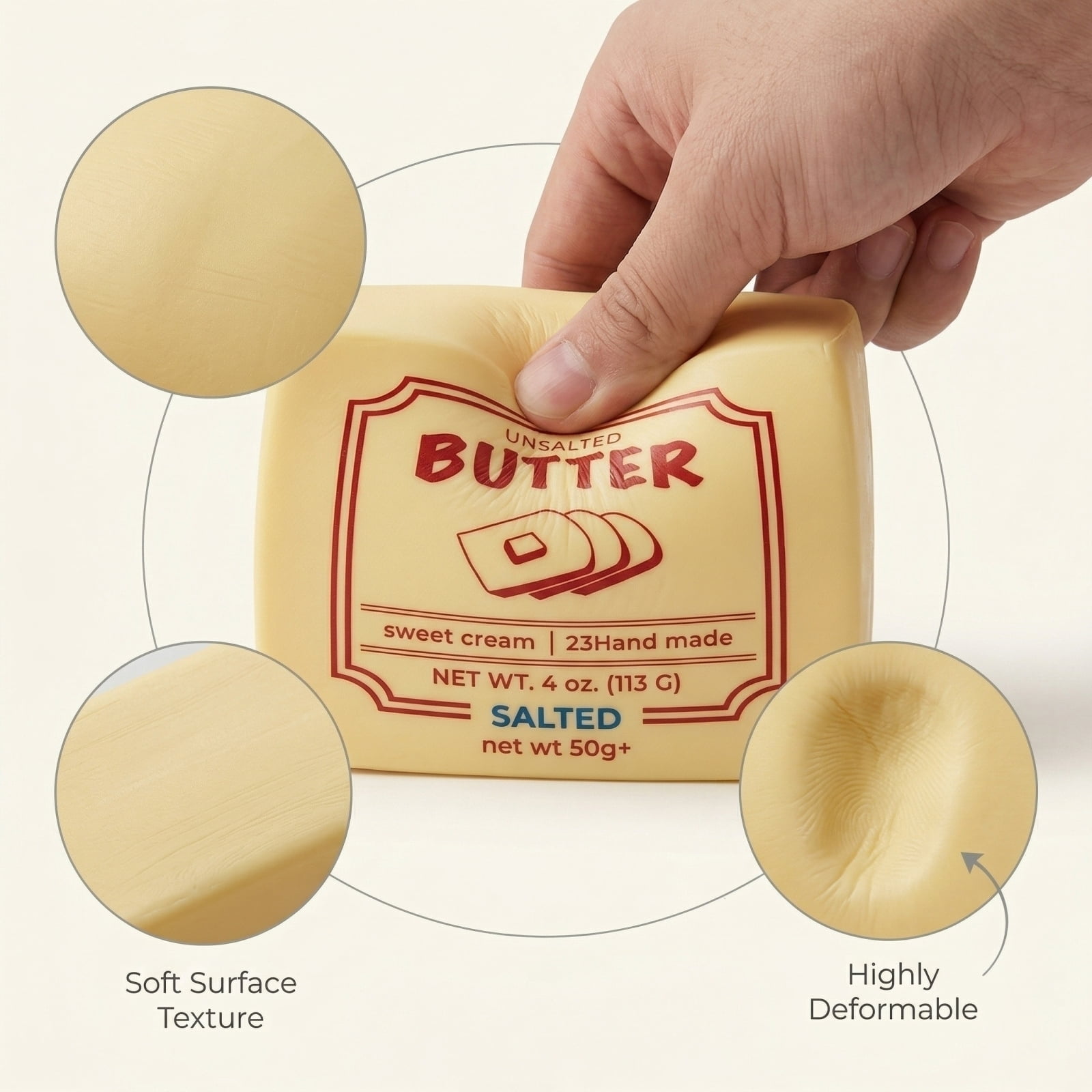 2026 New Butter Squishy Squishy Stick of Butter