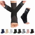 thumbnail image 1 of wonima44 ABIRAM Ankle Brace for Women & Men, Ankle Compression Sleeve, Foot Sleeve with Wrap, Ankle Support, Foot Brace for Sprained Foot & Arch, Plantar Fasciitis Relief Socks, Achilles Tendonitis, 1 of 1