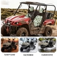 thumbnail image 4 of KUIFORTI Green Leaf UTV Seat Covers Anti-Slip Seats Cover with Headrest Covers Rhino Seat Cover Set(4 PCS) Water-Resistant for Yamaha Rhino 700 660 450 2004-2021, 4 of 7