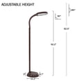 thumbnail image 3 of Lavish Home 62-inch Adjustable Floor Lamp with Dimmable Light and Bendable Neck, 3 of 6