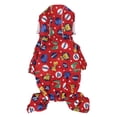 thumbnail image 2 of Hooded Dog Raincoat, Waterproof Reflective Comfortable Dog Raincoat  For Most Dogs, 2 of 7