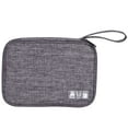 thumbnail image 2 of LAVA Electronic Organizer Waterproof Travel Cord Organizer Bag for Cable Manager, Hard Drives, Charger, USB, SD Card (Gray), 2 of 8