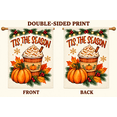 thumbnail image 2 of Purgmipth Christmas Garden Flag, Double-Sided Pumpkin Spice Holiday House Flag for Porch Yard Outdoor Decor, 28 x 40 Inch, 2 of 8