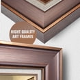 thumbnail image 2 of The Last Supper by Leonardo Da Vinci The World Classic Art Reproductions,Giclee Prints Framed WallArt for Home Decor,Image With Liner Size:30x16 inches,Brown Gold Framed Size:33.75x19.75 inchs, 2 of 7