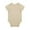 Khaki, variant on Kiijoy Unisex Baby Solid Romper Boys Girls Short Sleeve Bodysuit Onesies, Sizes 0-24M