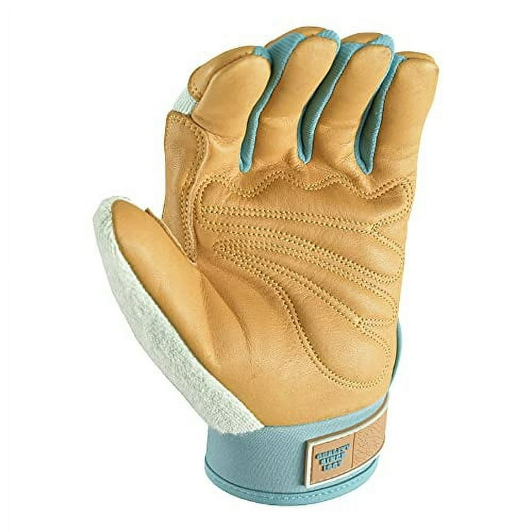 Women s HydraHyde Water Resistant Leather Palm Hybrid Work Gardening Gloves Small Wells Lamont 3250