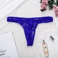 thumbnail image 2 of Gibobby Lencería sexy de mujer tanga Ropa interior de lencería Ropa interior de hombre de encaje completo Ropa interior de hombre Correa sexy Íntimos sexy(Azul Talla única), 2 of 4