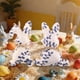 thumbnail image 3 of Decoraciones de Fiesta Azules Y Blancos Serie de Porcelana Azul Y Blanco Conejos de Tela Ornamentos Conejos de Pascua Suministros de Diseño de Fiesta de Vacaciones Decoraciones de Pascua para el Hogar, 3 of 6
