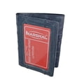 thumbnail image 2 of Waterproof Men's EeL Skin Leather Trifold ID Style Credit Card Holder ID Outside Wallet (Grey), 2 of 6