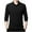 Black, variant on ohmzyzo Mens Knit Polo Shirts Casual Long Sleeve Classic Golf Shirts Daily Button Down Outdoor Tops Solid Color Regular Fit T Shirts L