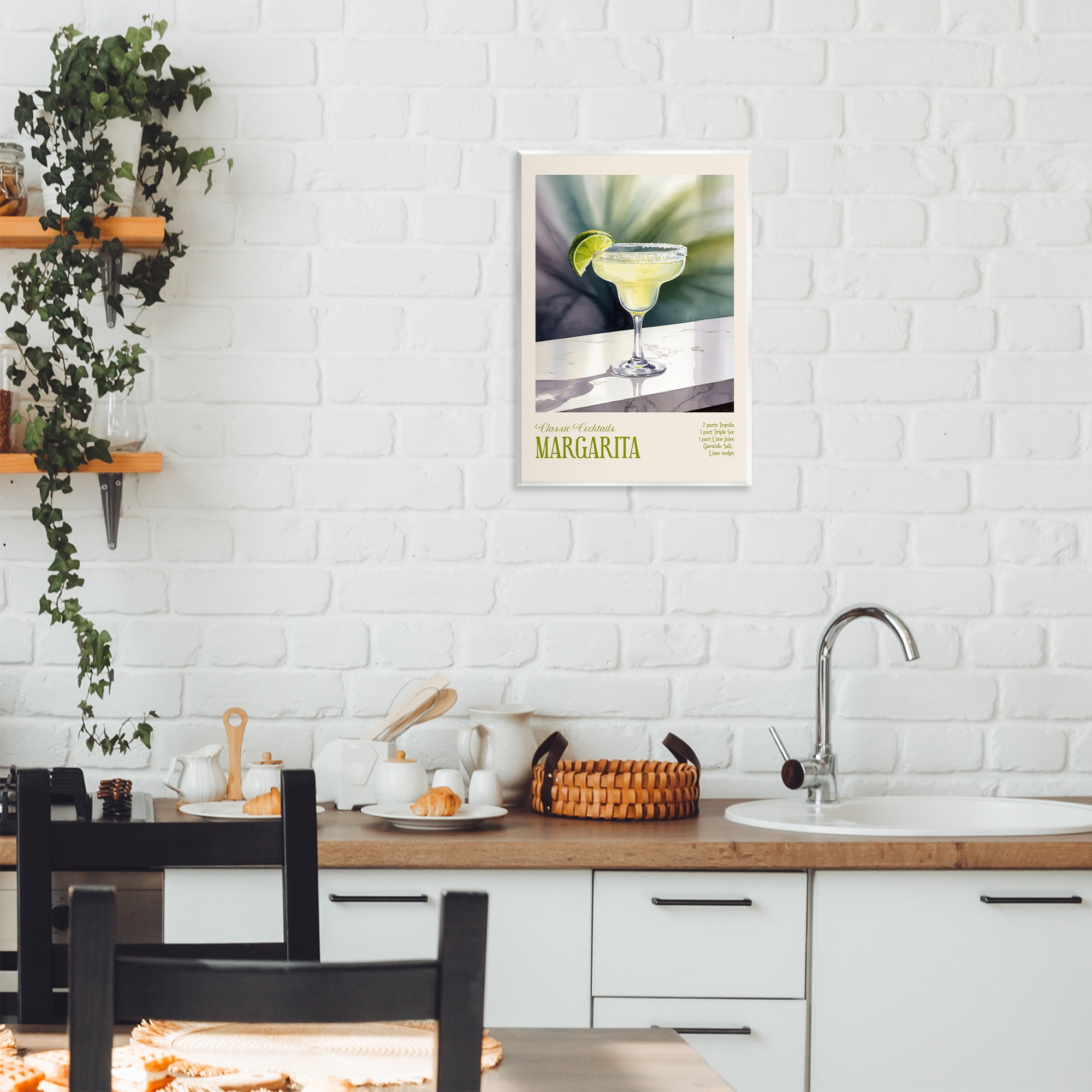 Stupell Industries Margarita on Marble Wall Plaque Art, design by Andreas Magnusson