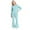 Mint Green, variant on Splozh Little Girls Clothes 2Pcs Girls 2 Piece Set Fall Spring Outfits Lounge Sets Long Sleeve Top Wide Leg Pants Sweatsuit Clothing Set Mint Green,11-12 Years