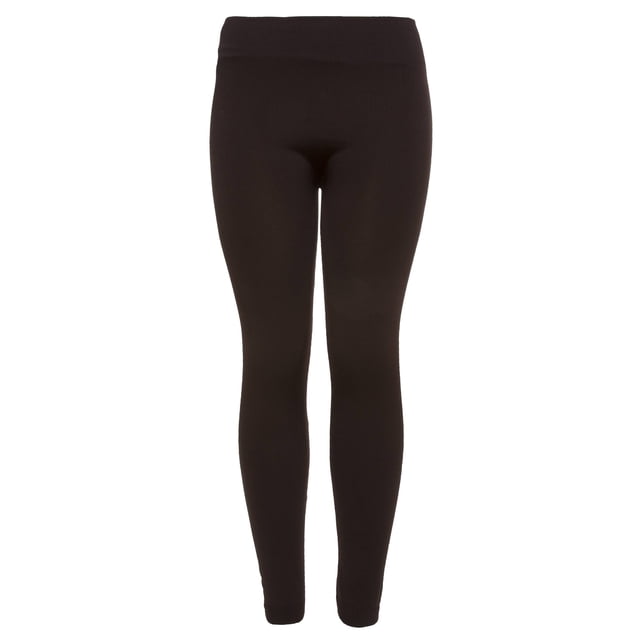Gravity Threads Leggings en Molleton Sans Couture, Café