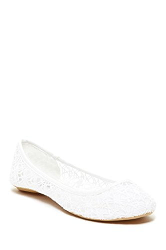 white flat dress shoes