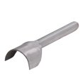 thumbnail image 4 of Half Round Cutter Punch Long Handle Leather Craft Tool for Handmade Goods, Steel ArcShaped Belt End Punches for Leather Crafters (30 mm), 4 of 5