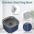 thumbnail image 4 of Bebedero para perros UPSKY, alimentador lento de acero inoxidable de 3 litros, 4 of 7