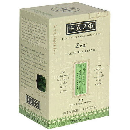 Tazo Zen Thé vert, 20ct (Pack de 6)