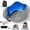 Gray, variant on Doulami Travel Pillow,Travel Pillows for Sleeping Airplane,Removable Cover Neck Pillow with Adjustable Clasp,Memory Foam Neck Pillow Set with Eye Mask, Earplugs and Storage Bag,Light Gray