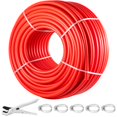 thumbnail image 1 of PEX Pipe 1 Inch 500 FT Non-Oxygen Barrier Red PEX-B Flexible RV Sewer Hose Plumbing Radiant Heating, 1 of 6