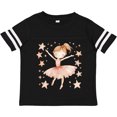 thumbnail image 3 of Inktastic Ballerina Girl in Pink Girls Toddler T-Shirt, 3 of 5