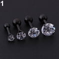 thumbnail image 7 of SmartBy Men Women Rhinestone Cartilage Tragus Bar Helix Upper Ear Earring Stud Jewelry, 7 of 7