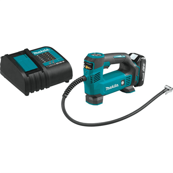 Makita 18V LXT® Lith-io Cordless Inflator Kit, with one battery (1.5Ah)