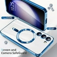 thumbnail image 3 of Magnetic Case Designed for Samsung Galaxy S24 5G - Compatible with MagSafe Charging & Accessories - Blue, 3 of 5