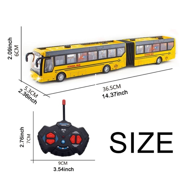 Bus Scolaire Simulation Bus Télécommandé Ozgkee - Bus Scolaire RC Bus Scolaire Simulation Bus Télécommandé Ozgkee - Bus Scolaire RC